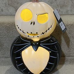 Disney Nightmare Before Christmas Blow Mold Jack Skellington Pumpkin