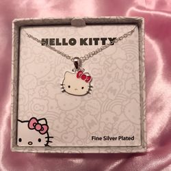 Hello Kitty Head Necklace