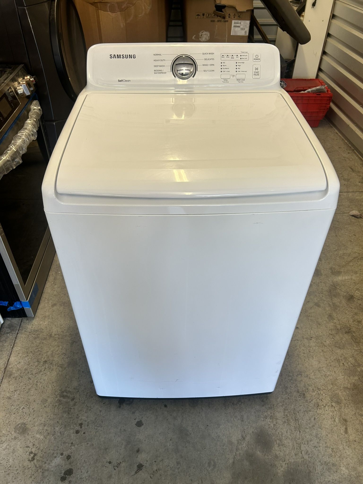 ⭐️ NICE CLEAN LARGE CAPACITY SAMSUNG TOP LOAD WASHER ⭐️