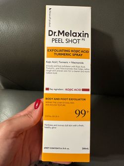 Dr.Melaxin Peel Shot Kojic Acid Turmeric Body Exfoliator Spray