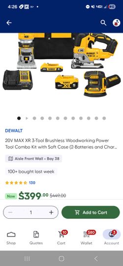 DEWALT POWER TOOL BUNDLE AND MIX