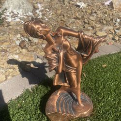 Woman Statue Rose Gold