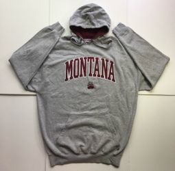 Montana Grizzlies Gray Pullover Hoodie