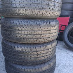 4 used Tires 275/65r18 Goodyear 🤑 free Installation and balance ‼️ 70%tread 