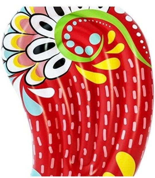 H2OGo! Inflatable Flirty Fiesta Pepper Pool/Water/Beach Float 6'5"x39" NEW in Box