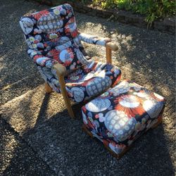 Chair & Ottoman