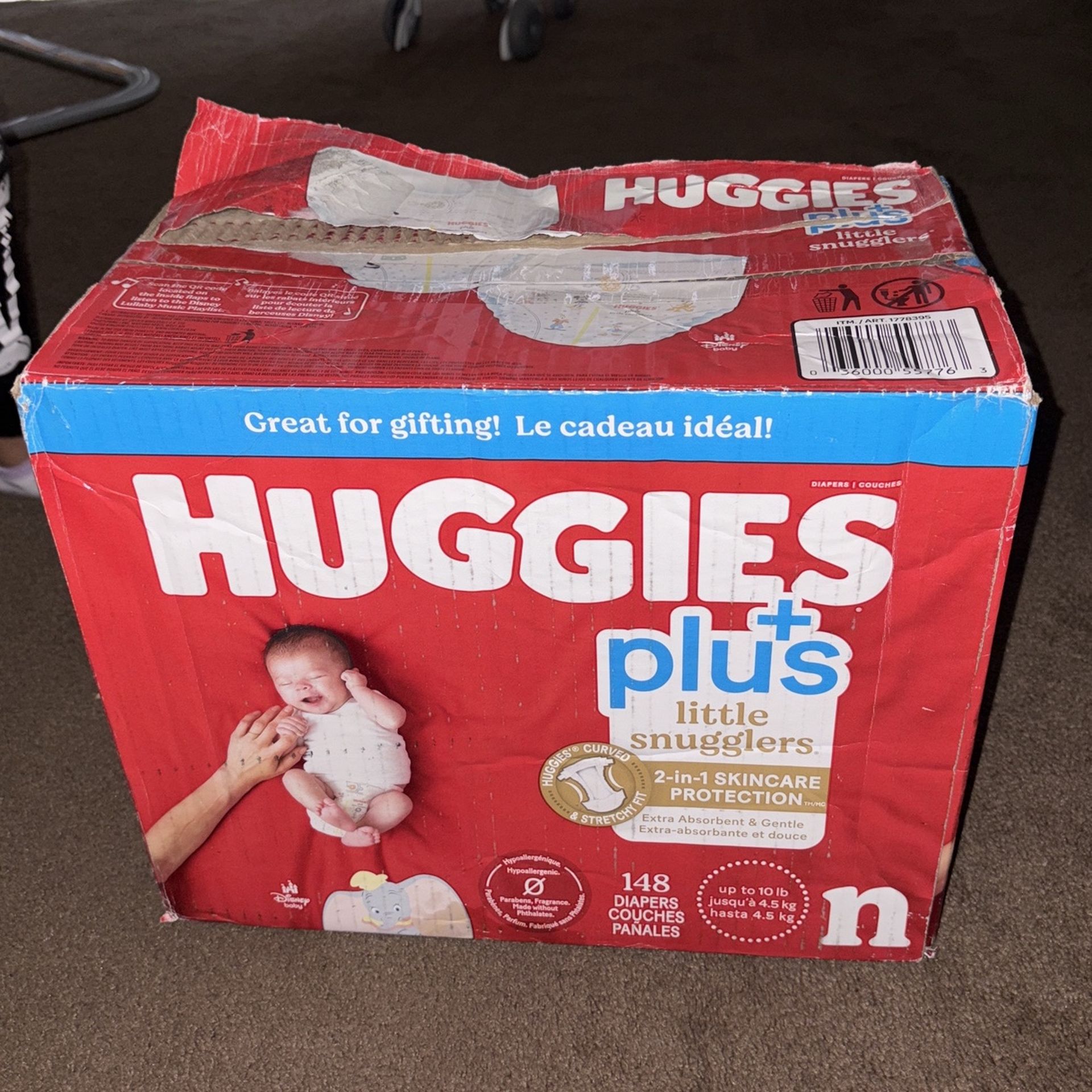Newborn Diapers Unopened 