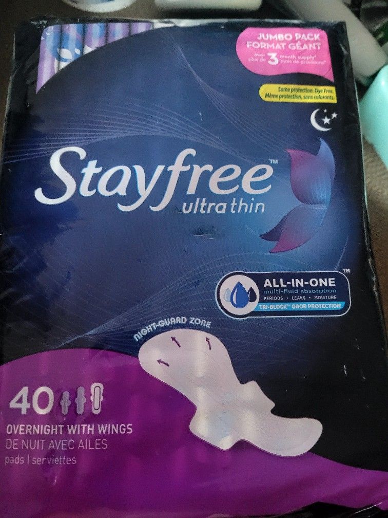 Stayfree Ultra Thin Overnight Pads with Wings