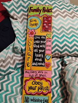 A Family Inspirational Plaque