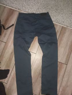 Dark Green Slim Fit Pants