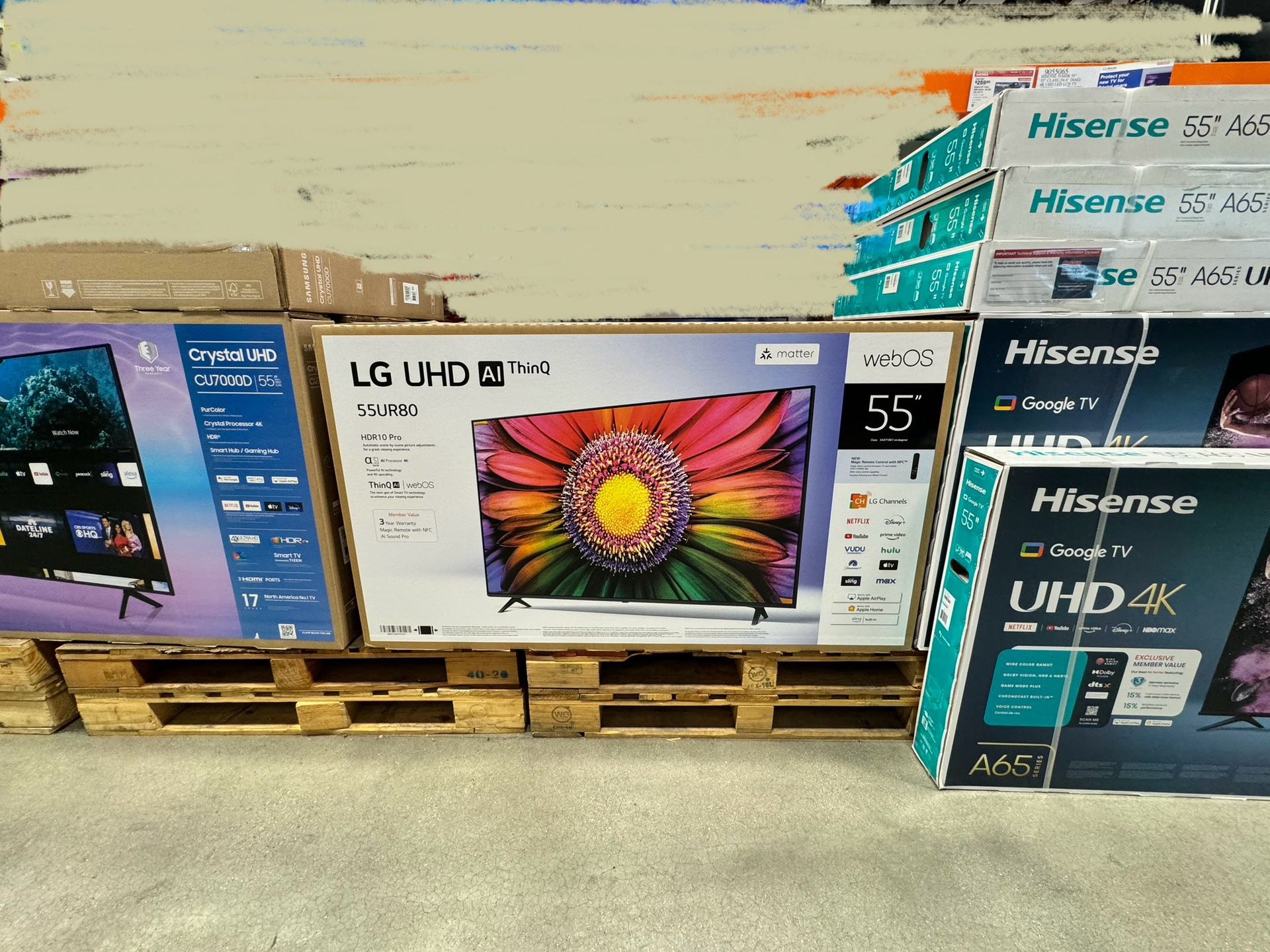 55” Lg Smart 4k LED Uhd Tv