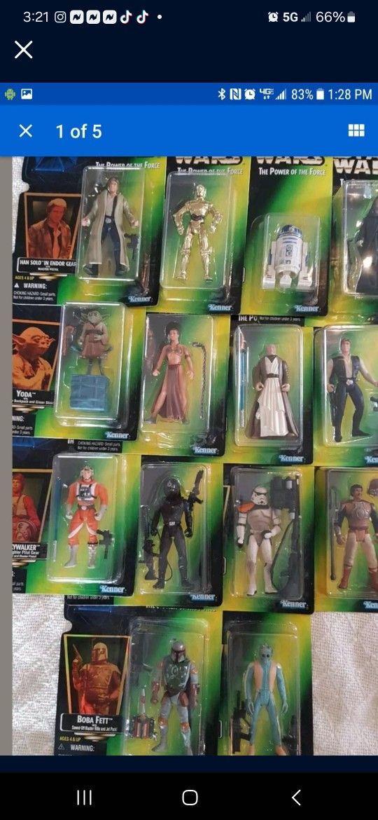 Star Wars Figures Set $80