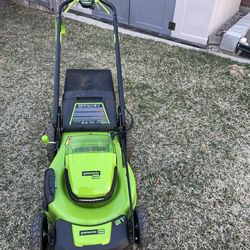 Greenworks 80V Lawn Mower w/ 2 Batteries (Like New)