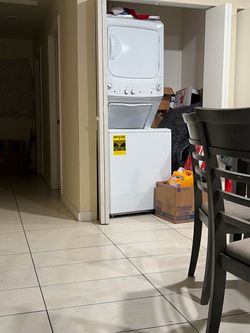 Washer and dryer