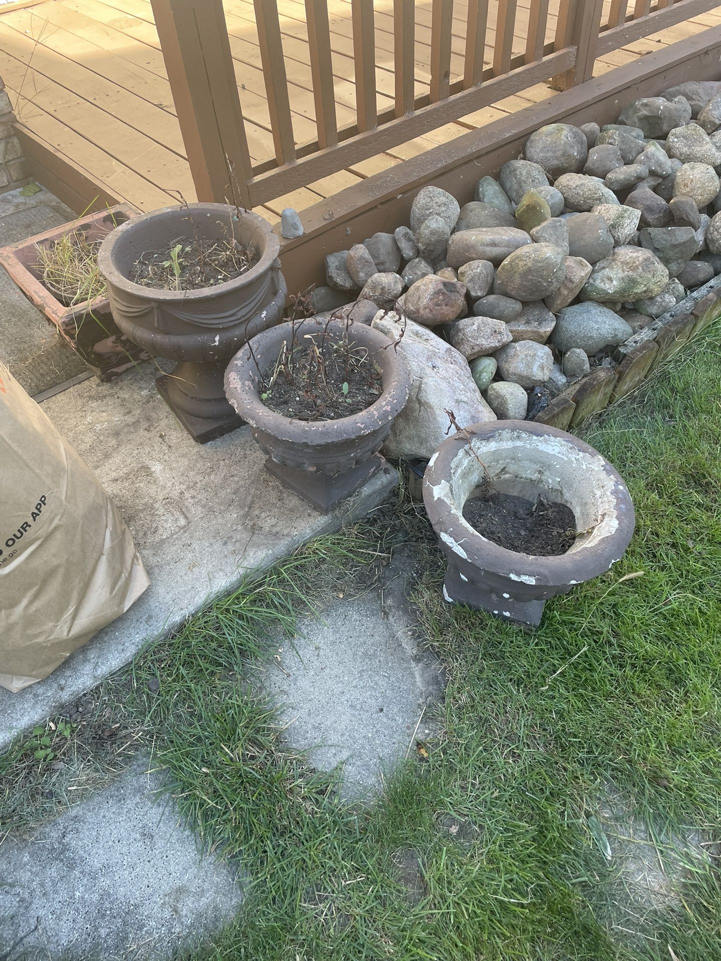 Concrete Flower Pots/planters