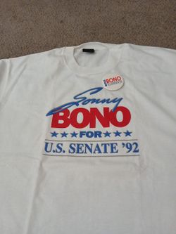 1992' SONNY BONO For U.S. SENATE  Tee
