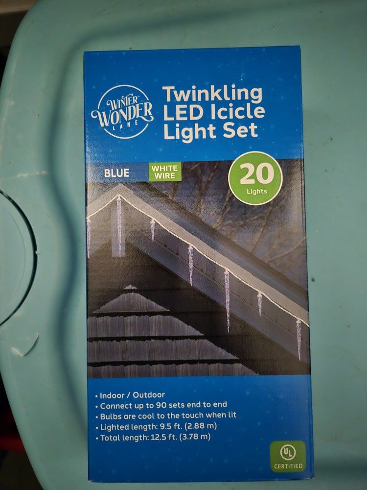 Brand New Icicle Led Christmas Lights. "CHECK OUT MY PAGE FOR MORE DEALS "