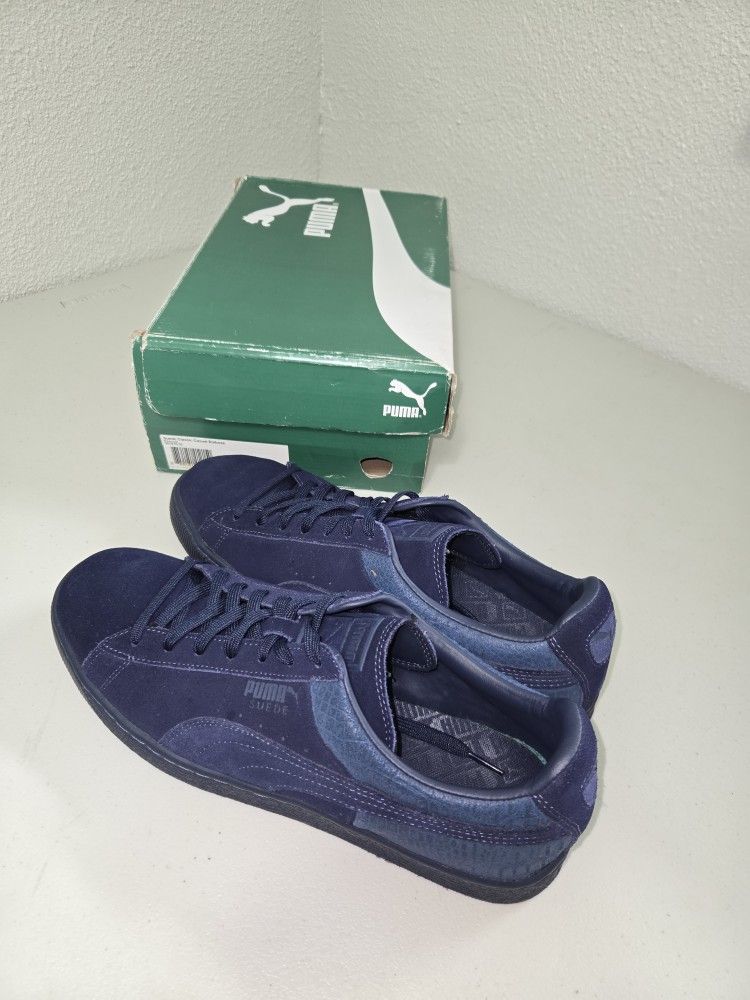 Puma Suede Classic Casual Emboss Blue