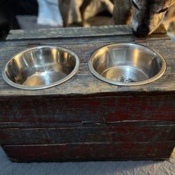 Dog Food Bowl With Storage 