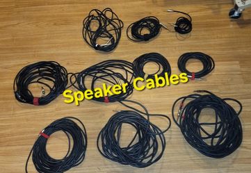 Speaker Cables PRICED DROPPED! Buy 1 Or Buy ALL $50