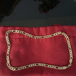 18k Stamped Gold Plated Chain Necklace 