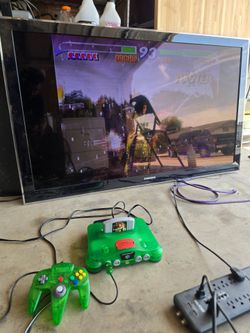 N64 console jungle green