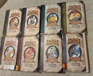 hardcover books from The Edge Chronicles series 1-8