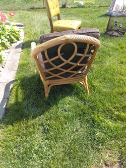 Indoor Outdoor Chair with Custom Upolstrey Cushions Coverings