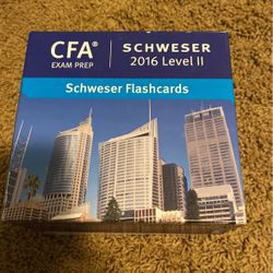 Schweser Flashcards Level II