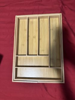 Extendable Bamboo Drawer Organizer