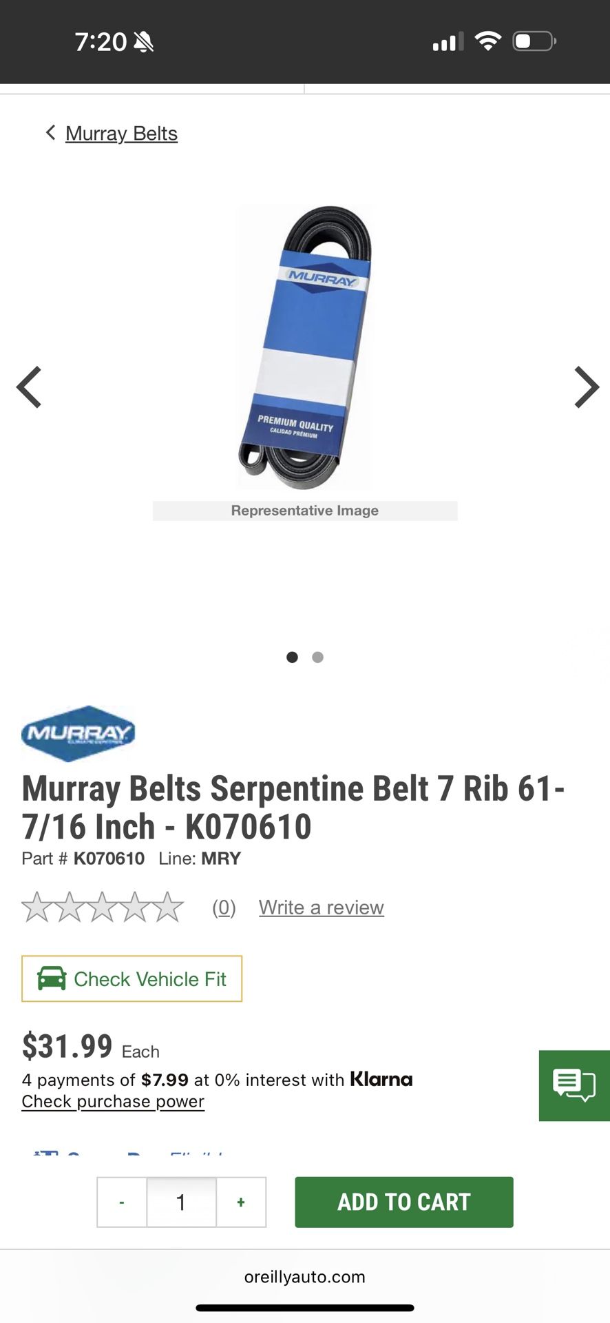 Serpentine Belt