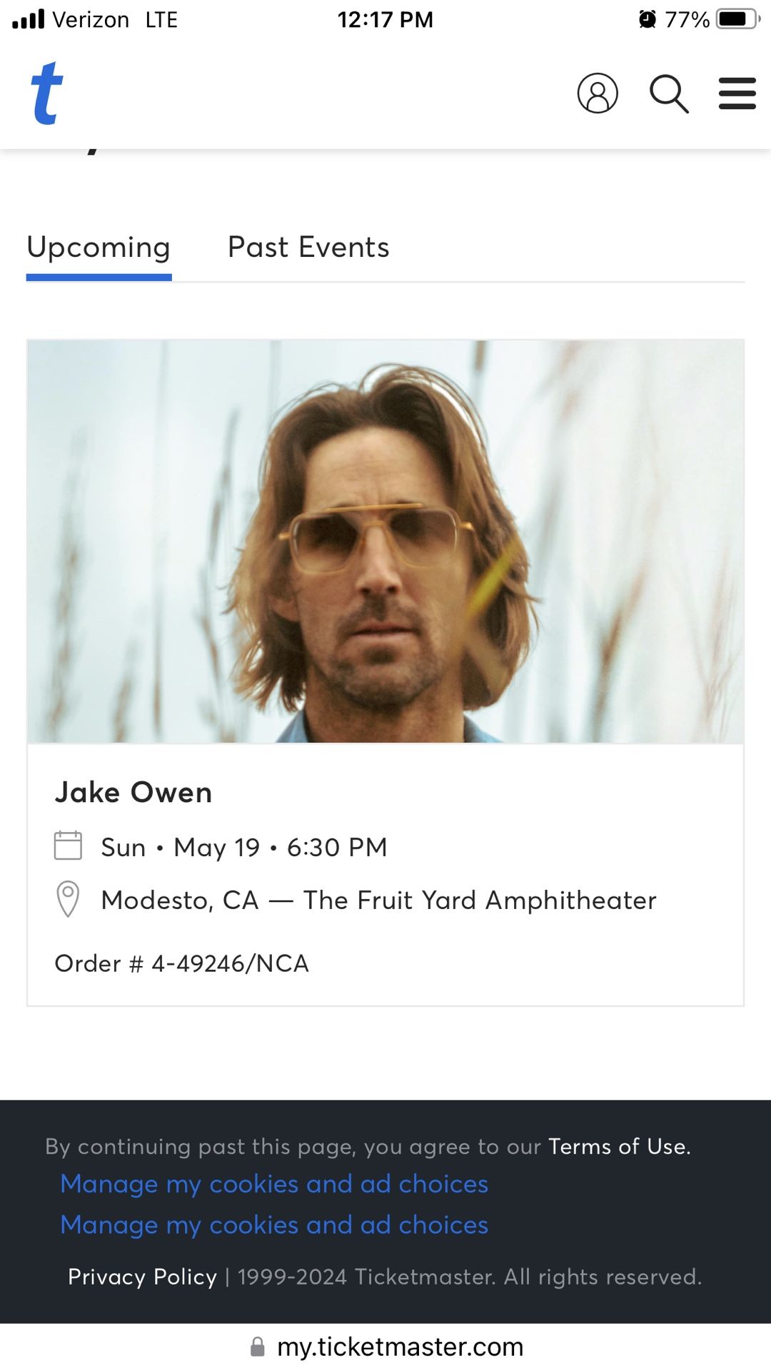 Tickets For Jake Owen At The Fruit Yard Amphitheater 