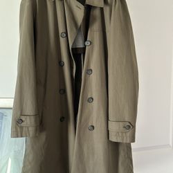 Ralph Lauren Trench Coat (Olive Green)