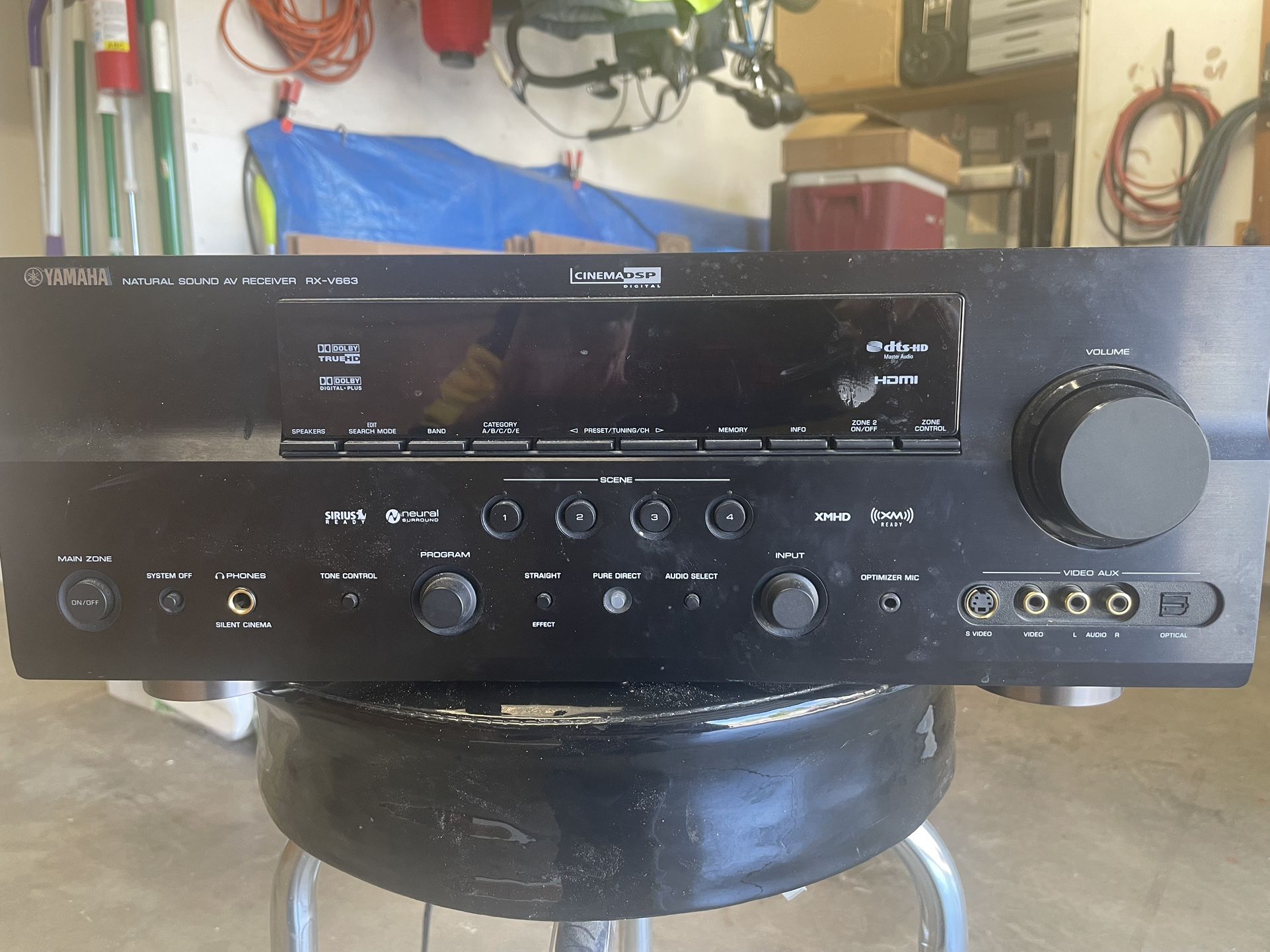 Yamaha Rx-663 Manual Audio Receiver 