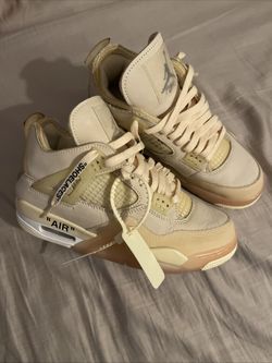 Off-White Nike Jordan 4 Sail Size 7w 