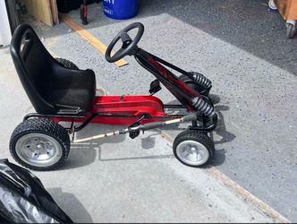Kids Pedal Go-Kart Red and Black