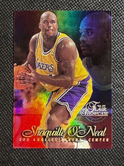 1(contact info removed) Flair Showcase Shaquille O'Neal Section 1 Row 1 Seat 10 Lakers HOF