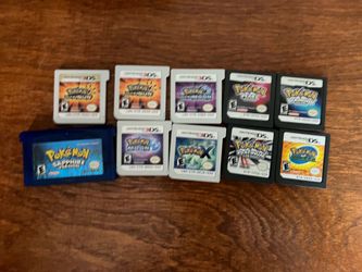 Pokemon DS/3DS games comes with ALL mainline titles boxes and loose