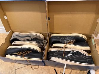 4 pairs men’s vans