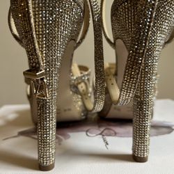 9 GOLD SPARKLE Heels Jessica Simpson!!!