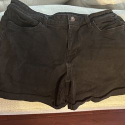 Black denim Arizona Shorts 