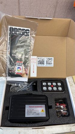 8-Gang Switch Panel with Bluetooth App Control