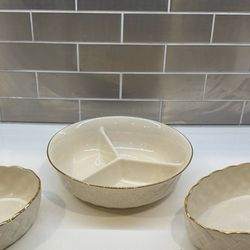 3 Bowls Lenox 
