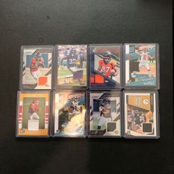 2017-18-19 NFL Stars Patch Card (8 card lot)
