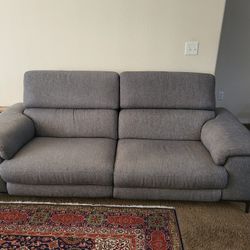 Living Spaces Recliner Sofa
