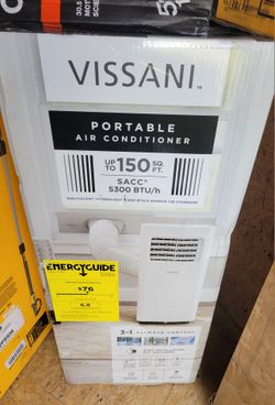 Vissani 5300 BTU Portable AC w/ Humidifier