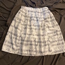 Music Vintage Skirt