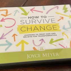 JOYCE MEYERS HOW TO SURVIVE CHANGE 4 CD SET