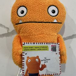 UglyDolls Warm Wishes Wage Stuffed Plush Toy 10”
