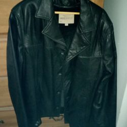 Men's Guess Leather Jacket